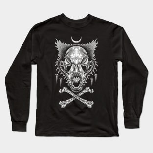 Wolf Skull Long Sleeve T-Shirt